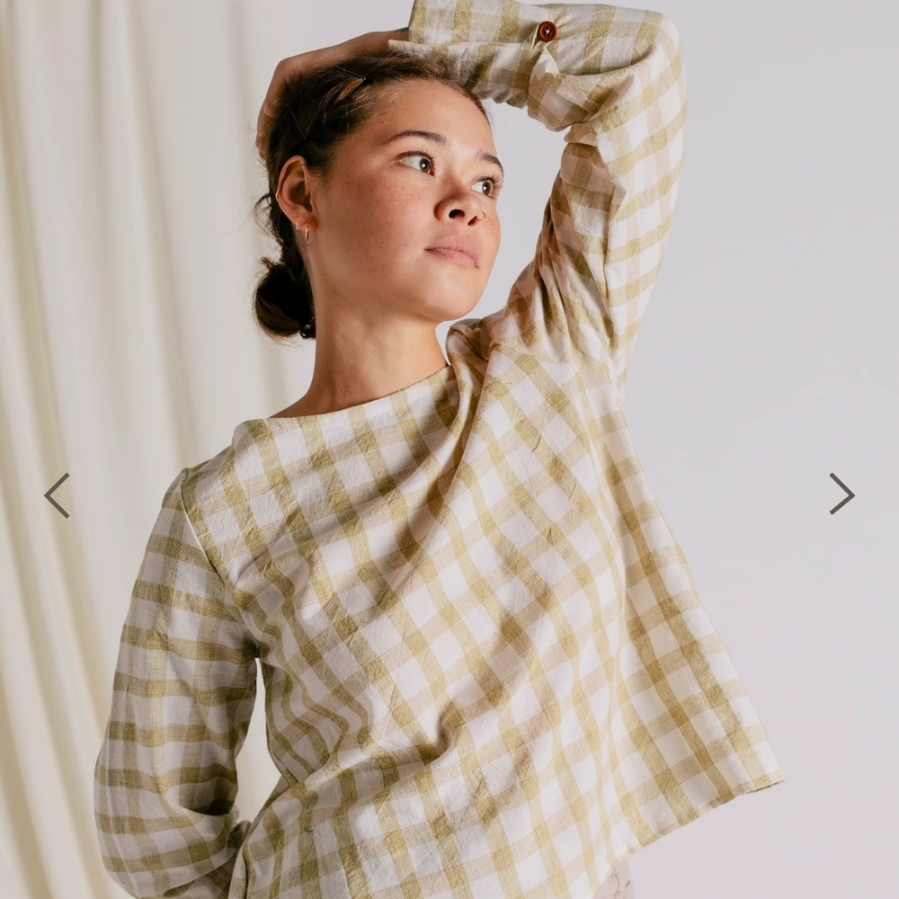 NWT Pamut Apparel Opal Top In Handwoven Cotton